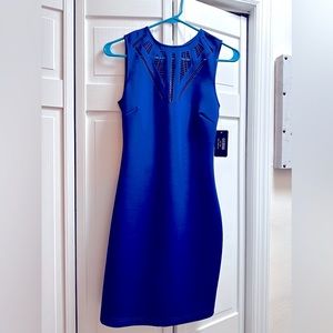 Bodycon blue dress